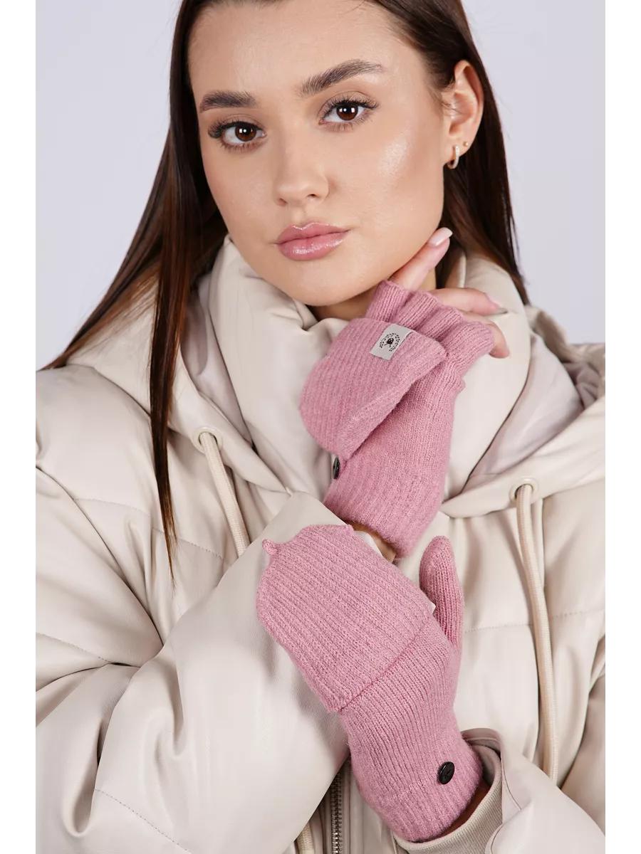 Mitaines Rose Fluo