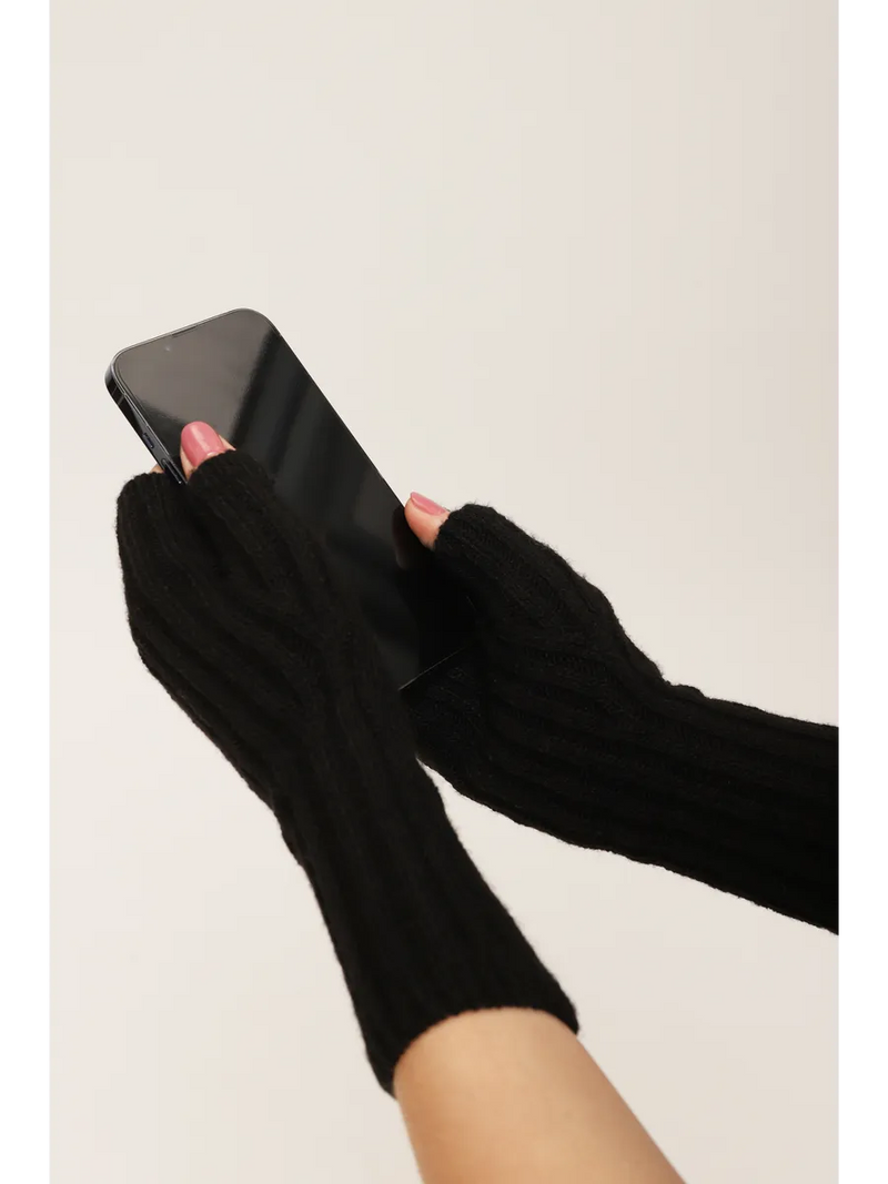 Mitaines Noires Femme