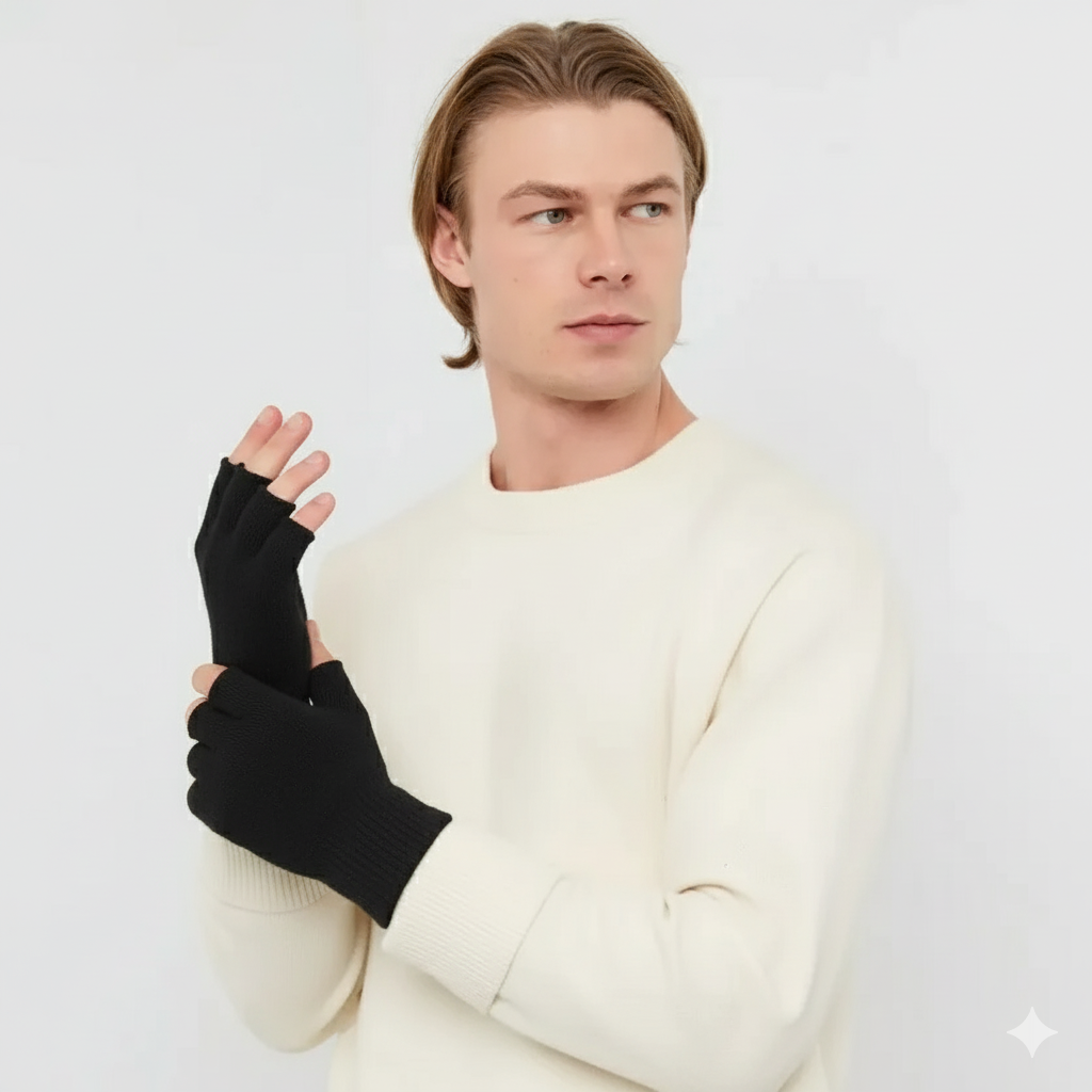 Gants En Laine Sans Doigts