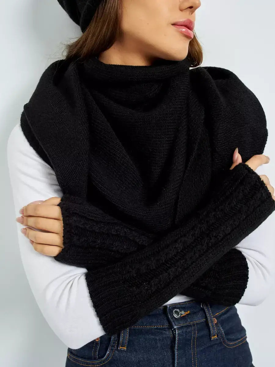 Mitaine Avant Bras Noir / Taille Universelle