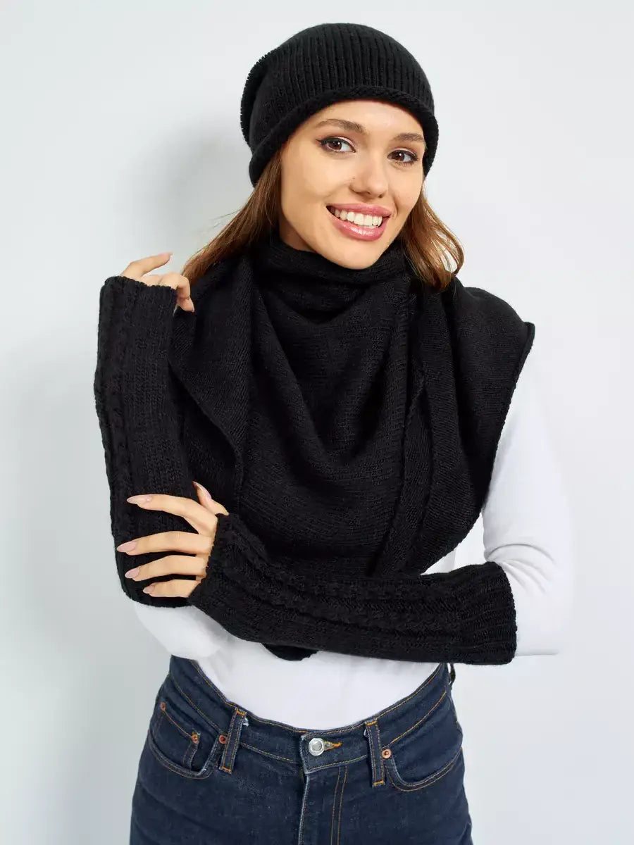 Mitaine Avant Bras Noir / Taille Universelle