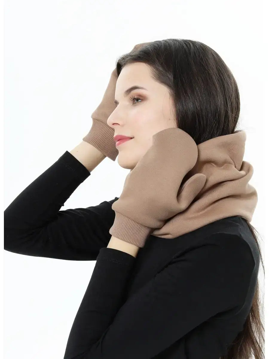Mitaine Avec Capuchon Femme