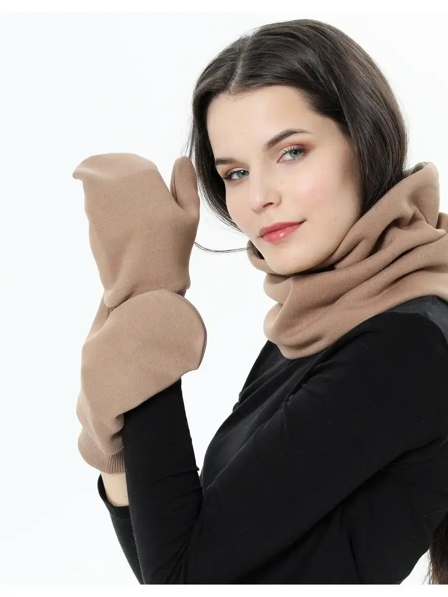 Mitaine Avec Capuchon Femme