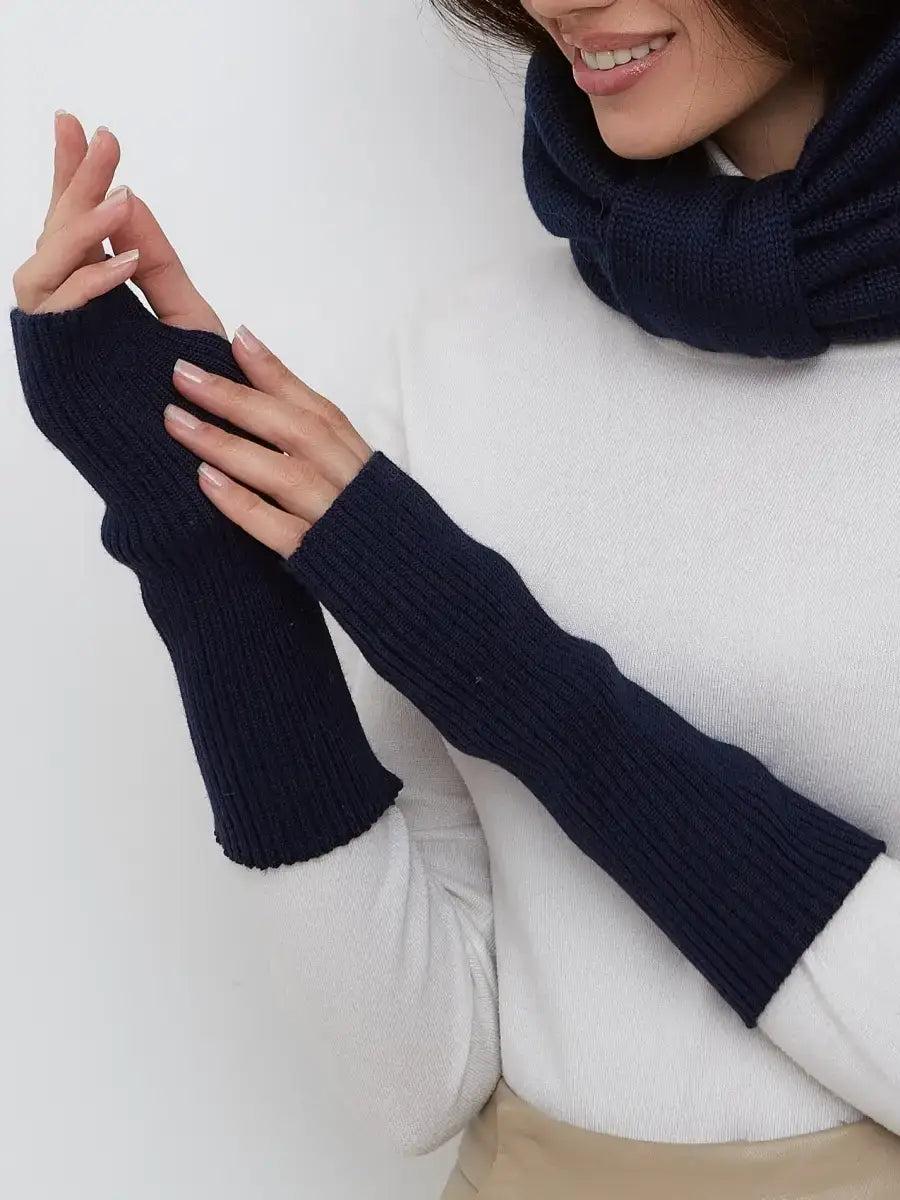 Mitaine Bleu Marine Bleu Marine / Taille Universelle