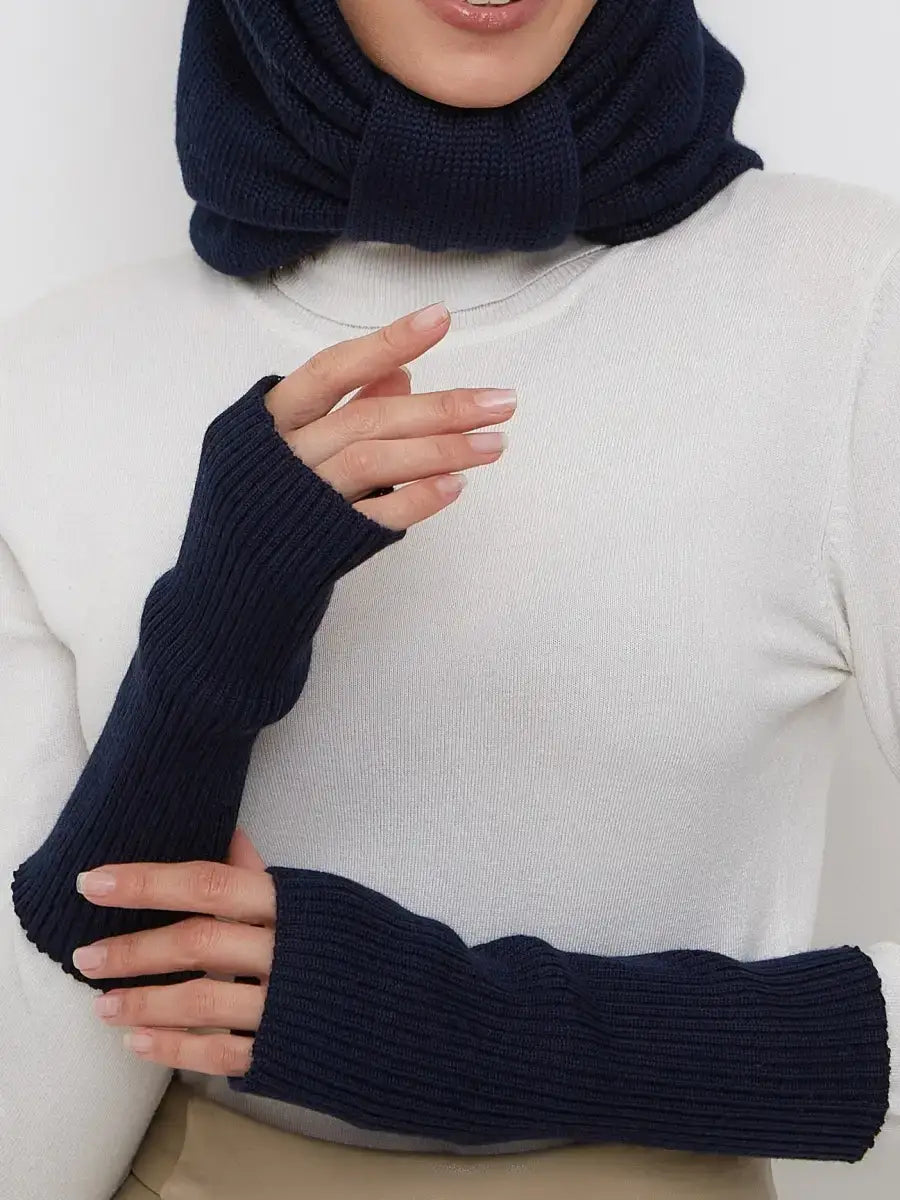 Mitaine Bleu Marine Bleu Marine / Taille Universelle