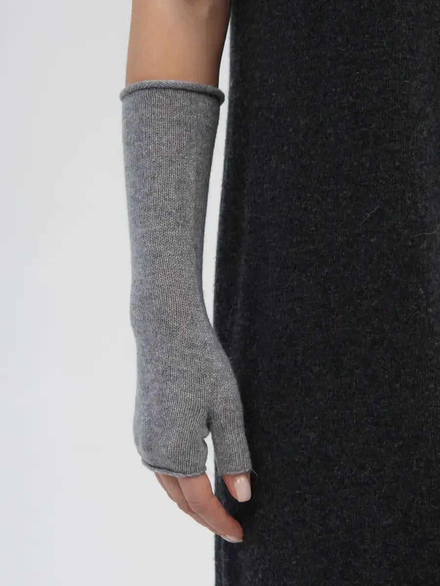 Mitaine Cachemire Grises gris / Taille Universelle