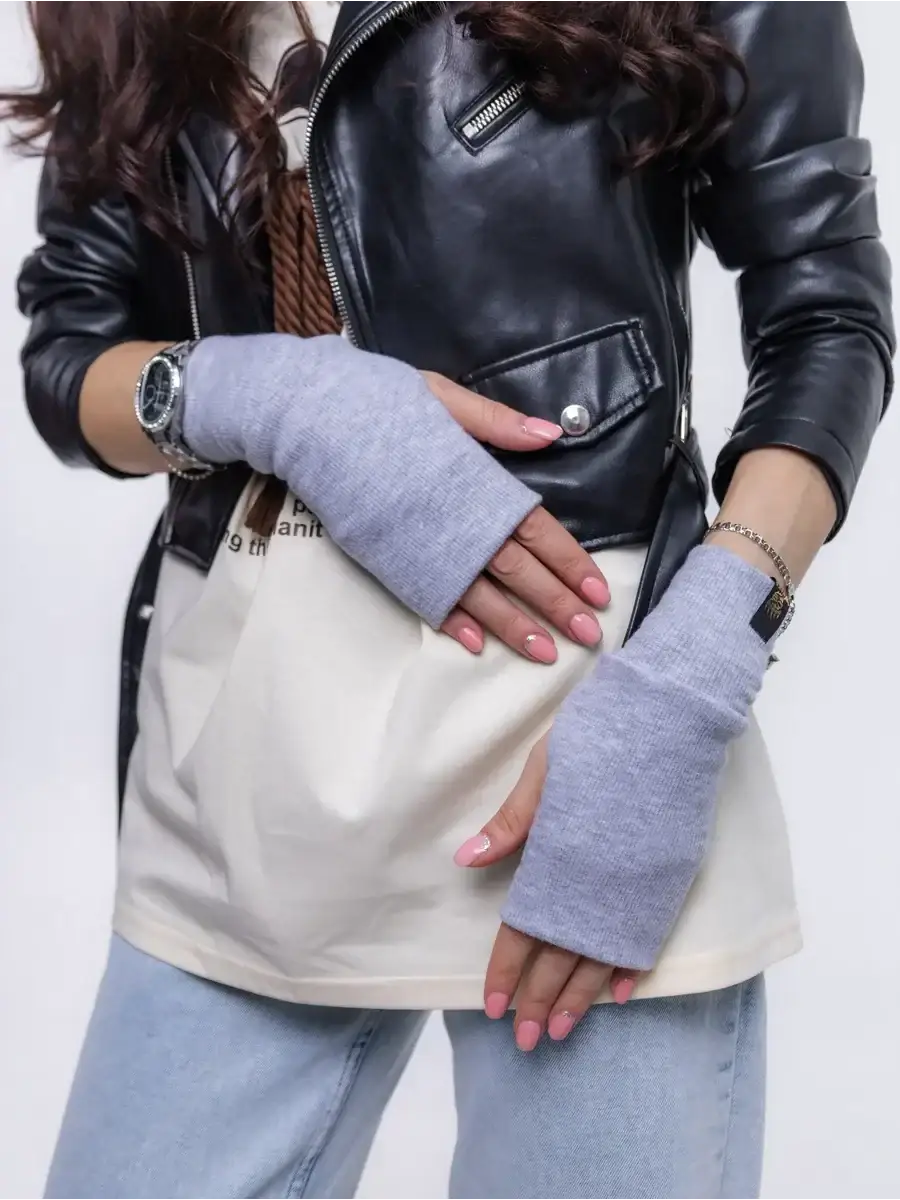Mitaine Coton Gris / Taille Universelle