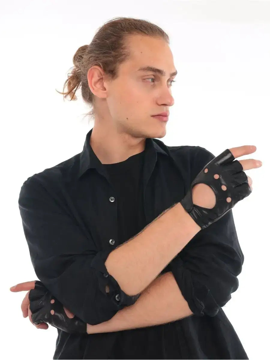 Mitaine Cuir Homme