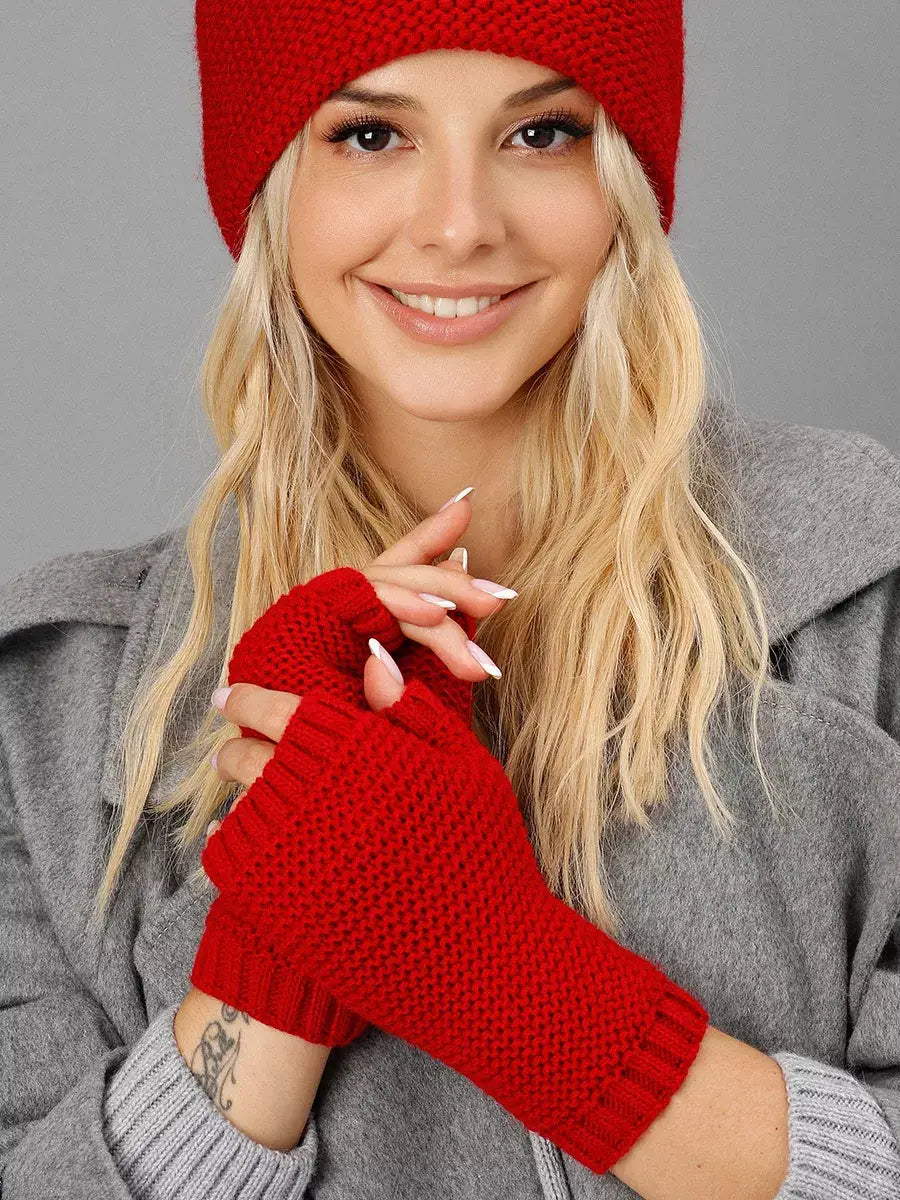 Mitaine de noël Rouge / Taille Universelle