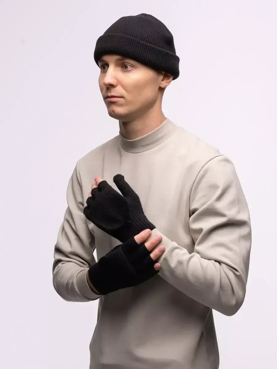 Mitaine D’hiver Homme Noir / Taille Universelle