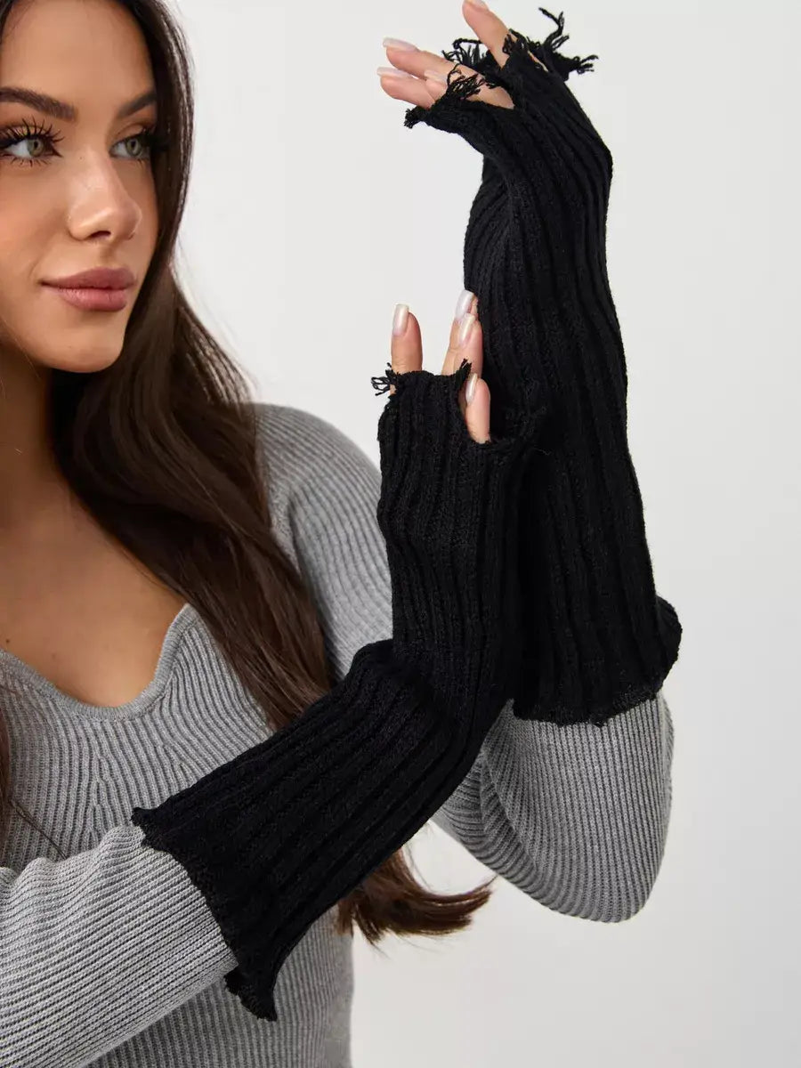 Mitaine En Maille Noi