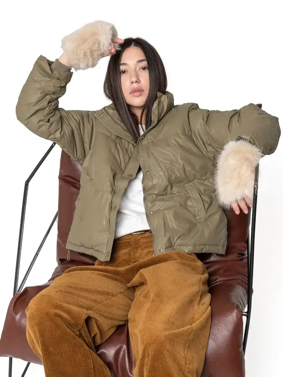 Mitaine Fausse Fourrure