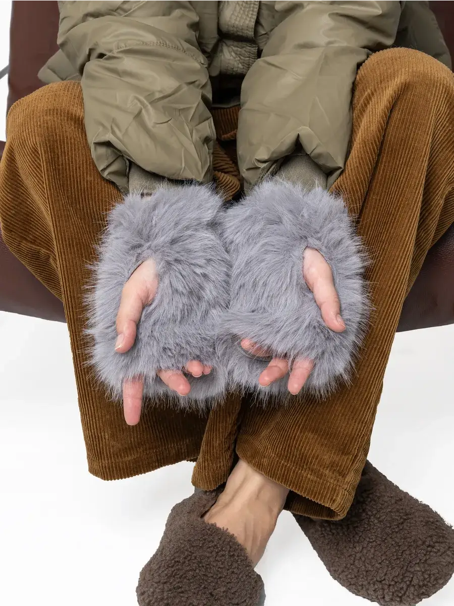 Mitaine Fausse Fourrure