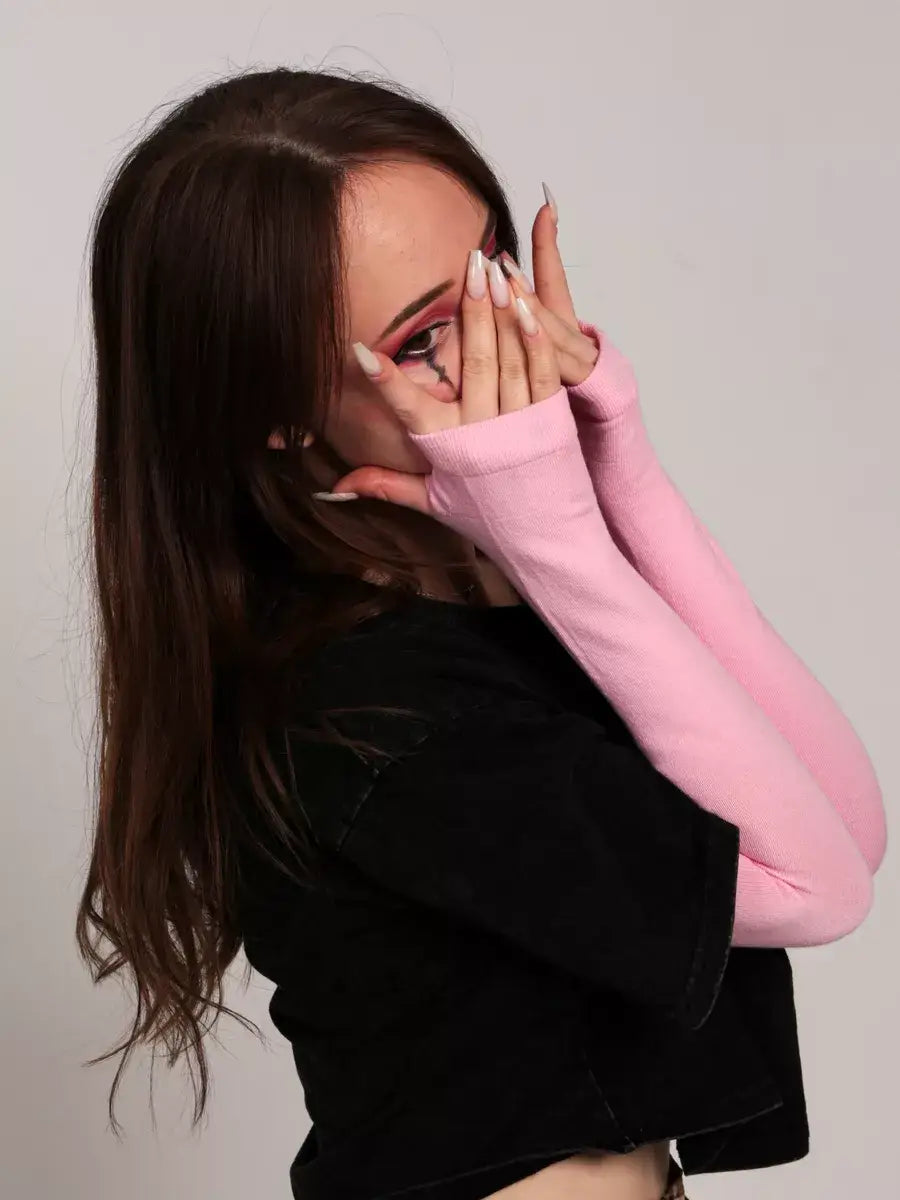 Mitaine Femme Rose Rose
