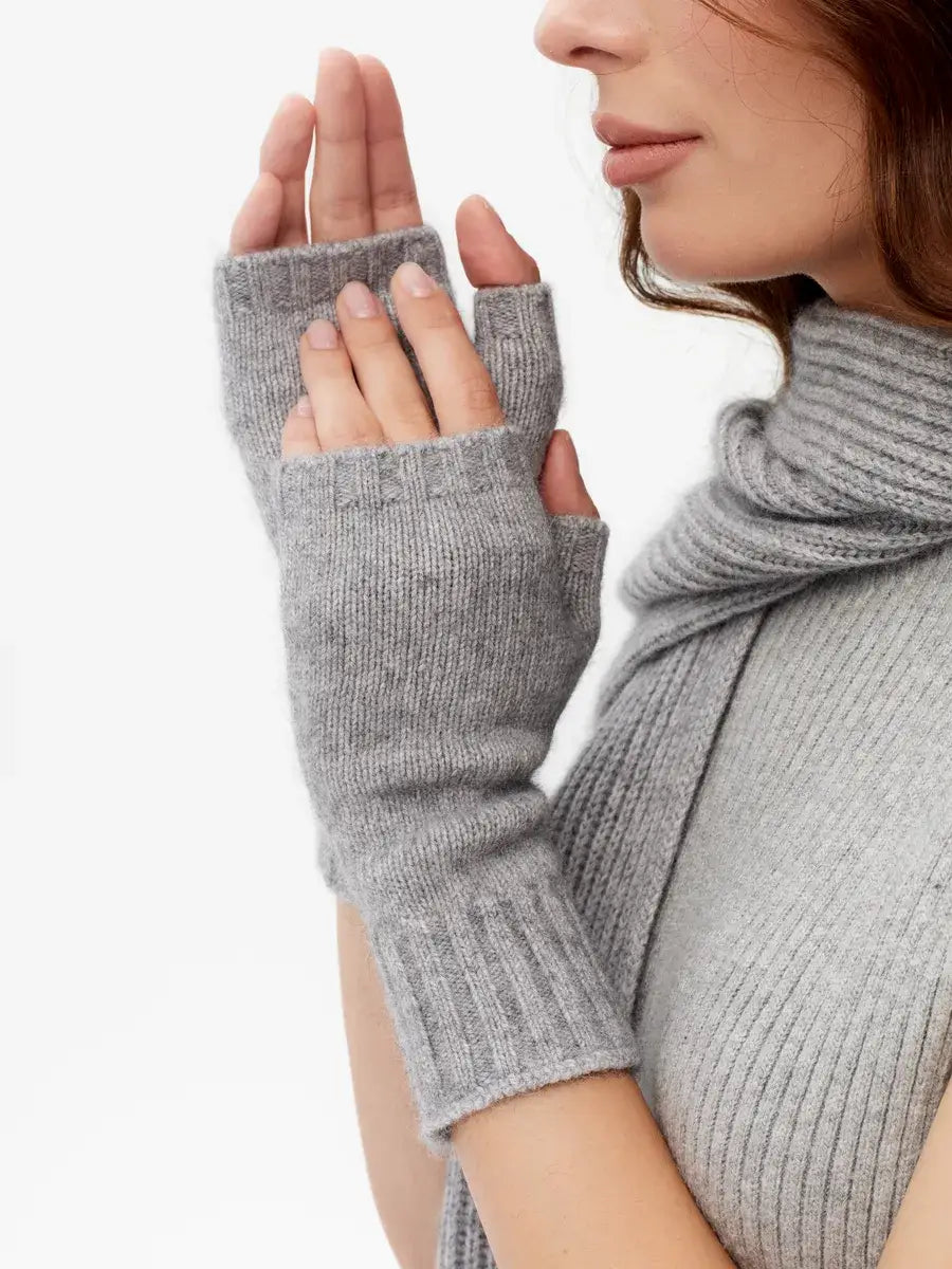 Mitaine Grise Gris clair / Taille Universelle