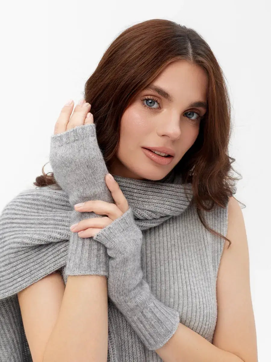 Mitaine Grise Gris clair / Taille Universelle
