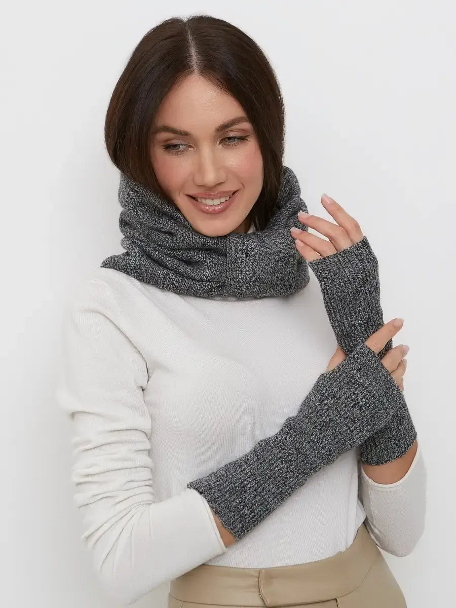 Mitaine Hiver Gris / Taille Universelle