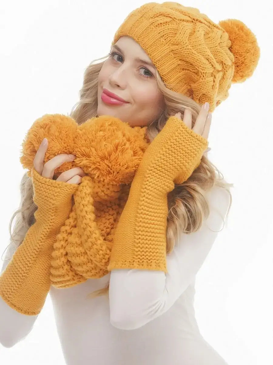 Mitaine Jaune jaune / Taille Universelle
