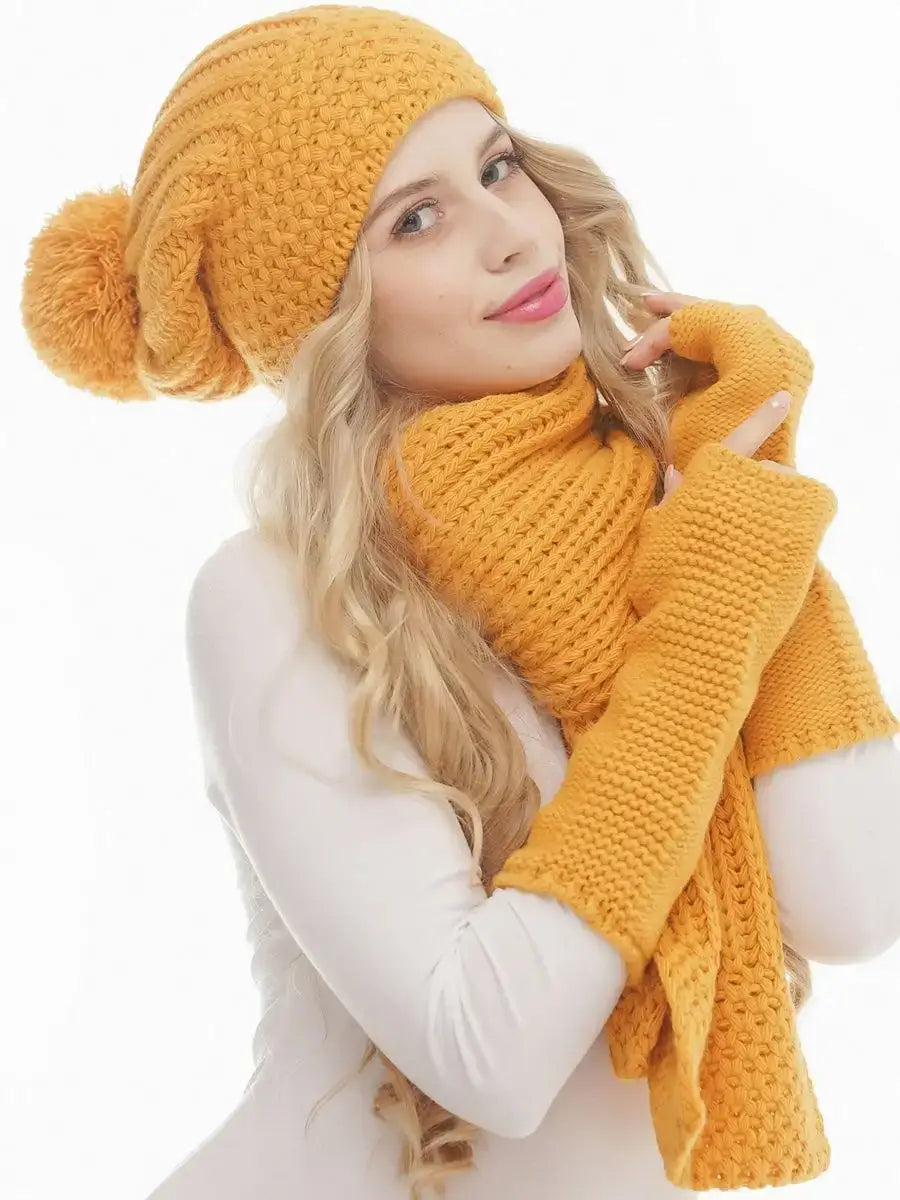 Mitaine Jaune jaune / Taille Universelle