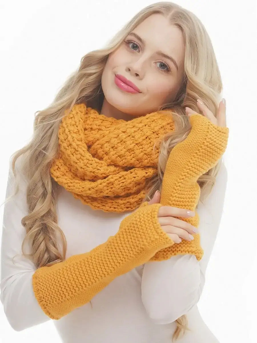 Mitaine Jaune jaune / Taille Universelle