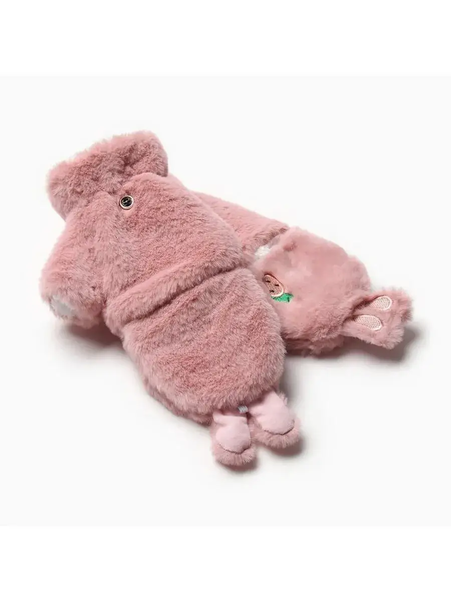 Mitaine Lapin Rose / Taille Universelle