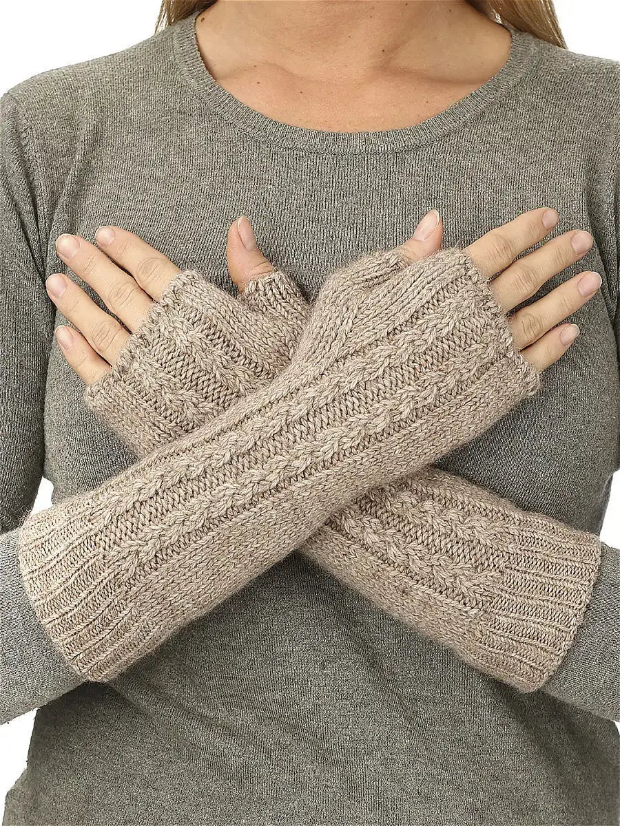 Mitaine Montante Brun / Taille Universelle