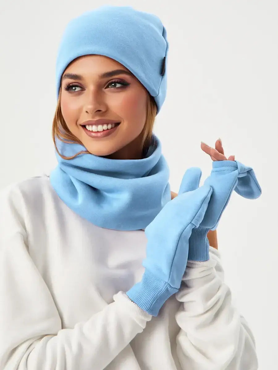 Mitaine Polaire Bleu / Taille Universelle Gants Mitaines & Moufles Femme