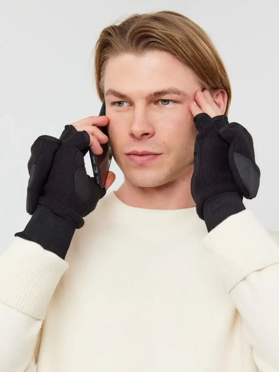 Mitaine Polaire Homme Noir Gants Mitaines & Moufles Femme