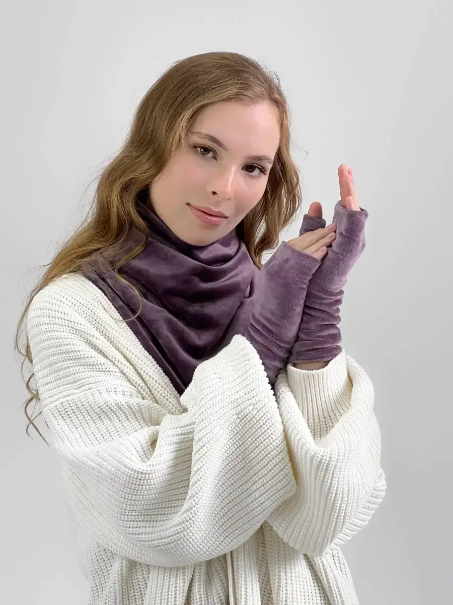 Mitaine Violette Violet / Taille Universelle