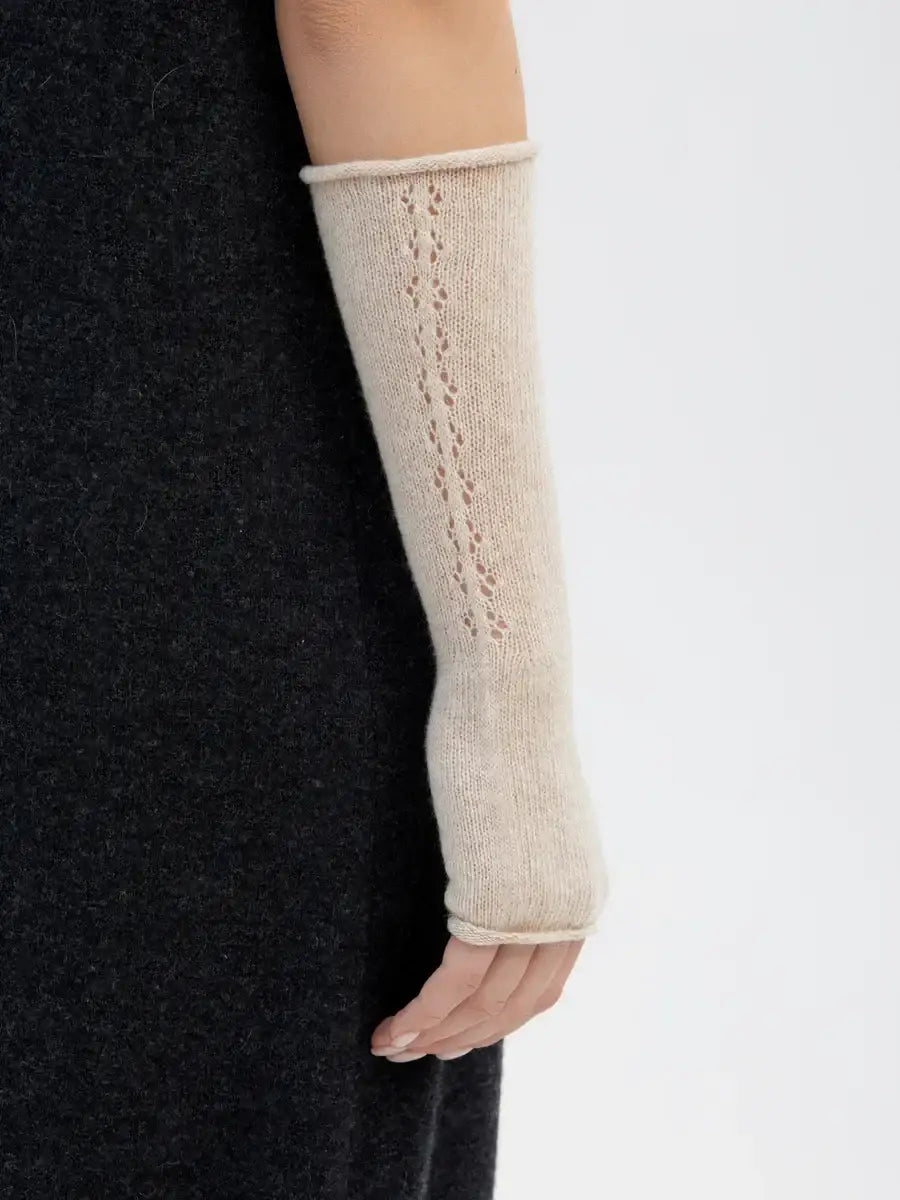 Mitaines Cachemire Beige beige / Taille universelle