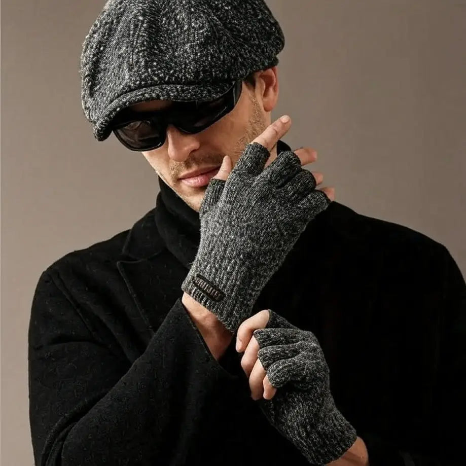 Mitaines Cachemire Homme Gris / L