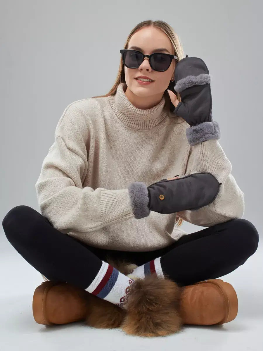 Moufles Convertibles Gants Mitaines & Moufles Femme