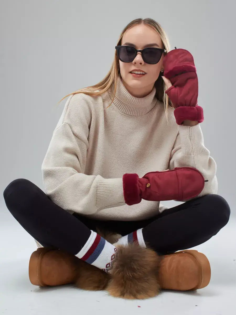 Moufles Convertibles Gants Mitaines & Moufles Femme